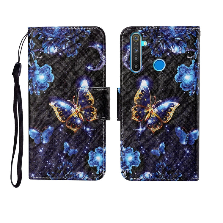 Custodia in pelle Flip orizzontale con motivo dipinto, For OPPO Realme 5 Pro