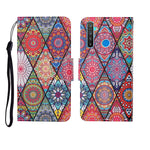 Custodia in pelle Flip orizzontale con motivo dipinto, For OPPO Realme 5 Pro