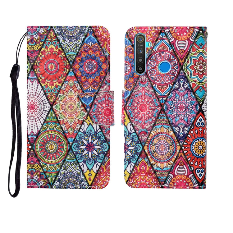 Custodia in pelle Flip orizzontale con motivo dipinto, For OPPO Realme 5 Pro