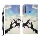 Custodia in pelle Flip orizzontale con motivo dipinto, For OPPO Realme 5 Pro