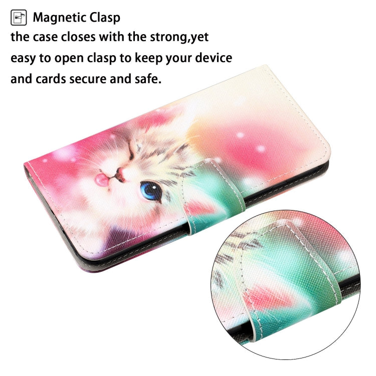 Custodia in pelle Flip orizzontale con motivo dipinto, For OPPO Reno3