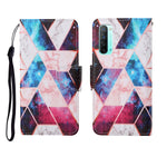 Custodia in pelle Flip orizzontale con motivo dipinto, For OPPO Reno3
