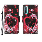 Custodia in pelle Flip orizzontale con motivo dipinto, For OPPO Reno3