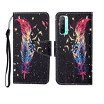 Custodia in pelle Flip orizzontale con motivo dipinto, For OPPO Reno3