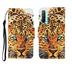 Custodia in pelle Flip orizzontale con motivo dipinto, For OPPO Reno3