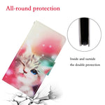 Custodia in pelle Flip orizzontale con motivo dipinto, For OPPO Reno4