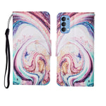 Custodia in pelle Flip orizzontale con motivo dipinto, For OPPO Reno4