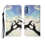 Custodia in pelle Flip orizzontale con motivo dipinto, For OPPO Reno4