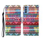 Custodia in pelle Flip orizzontale con motivo dipinto, For OPPO Reno4