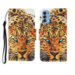 Custodia in pelle Flip orizzontale con motivo dipinto, For OPPO Reno4