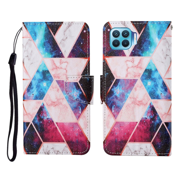 Custodia in pelle Flip orizzontale con motivo dipinto, For OPPO Reno4 Lite