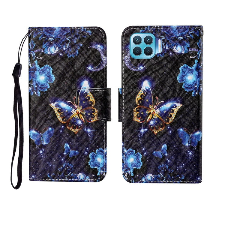 Custodia in pelle Flip orizzontale con motivo dipinto, For OPPO Reno4 Lite