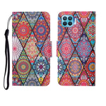 Custodia in pelle Flip orizzontale con motivo dipinto, For OPPO Reno4 Lite