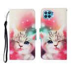 Custodia in pelle Flip orizzontale con motivo dipinto, For OPPO F17 Pro