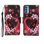 Custodia in pelle Flip orizzontale con motivo dipinto, For OPPO Reno4 Pro