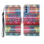 Custodia in pelle Flip orizzontale con motivo dipinto, For OPPO Reno4 Pro