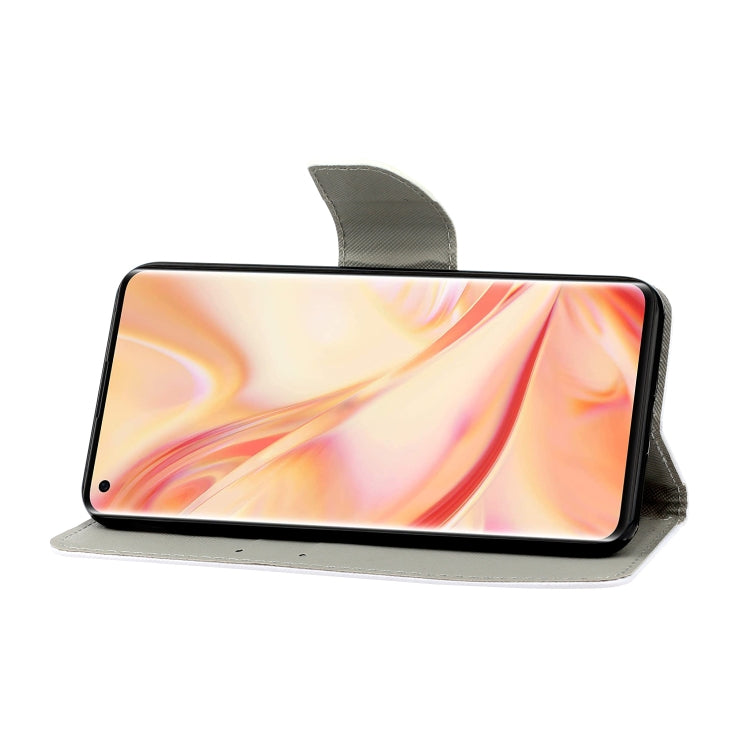 Custodia in pelle Flip orizzontale con motivo dipinto, For OPPO Find X2 Pro