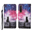 Custodia in pelle Flip orizzontale con motivo dipinto, For OPPO Find X2 Pro