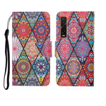 Custodia in pelle Flip orizzontale con motivo dipinto, For OPPO Find X2 Pro