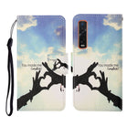 Custodia in pelle Flip orizzontale con motivo dipinto, For OPPO Find X2 Pro