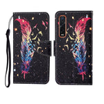 Custodia in pelle Flip orizzontale con motivo dipinto, For OPPO Find X2 Pro