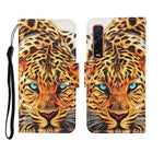 Custodia in pelle Flip orizzontale con motivo dipinto, For OPPO Find X2 Pro