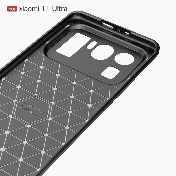 Custodia TPU in fibra di carbonio per Xiaomi Mi 11 Ultra