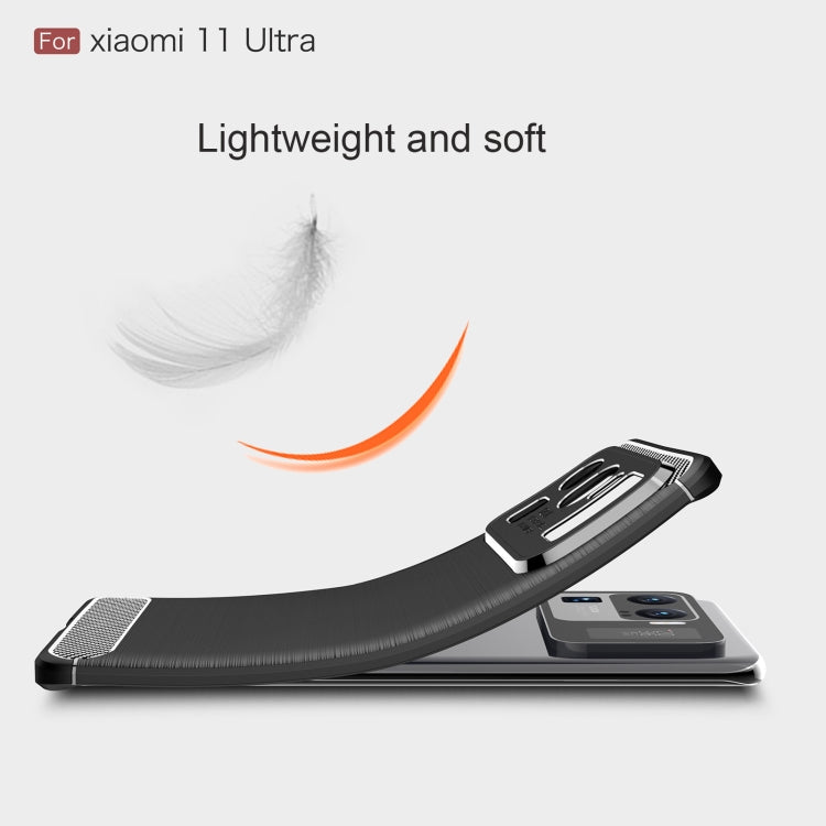 Custodia TPU in fibra di carbonio per Xiaomi Mi 11 Ultra