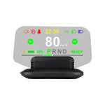 T1 5.1 pollici HUD Head-up Display Allarme di velocità eccessiva/Visualizzazione percentuale batteria rimanente per Tesla Model 3 / Y, T1  HUD