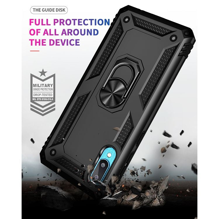 Custodia antiurto in TPU e PC con supporto rotante 360°