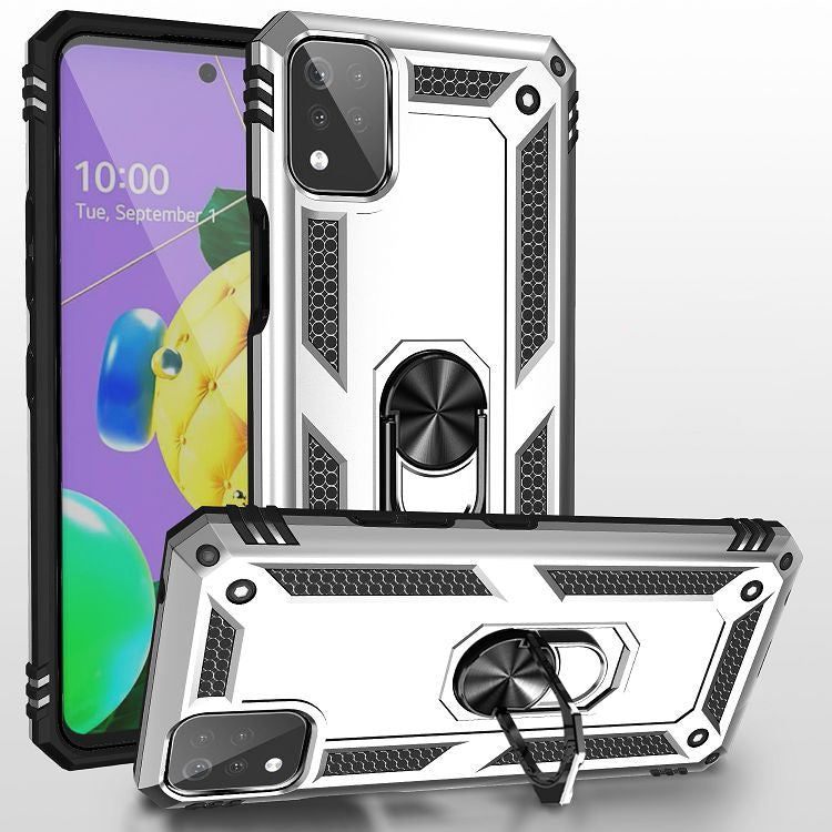 Custodia antiurto in TPU e PC con supporto rotante 360°