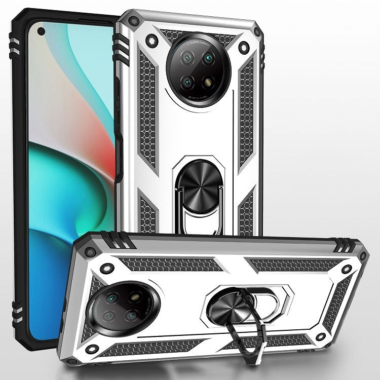 Custodia protettiva antiurto in TPU + PC con supporto girevole a 360 gradi, For Xiaomi Mi 11, For Xiaomi Redmi Note 9