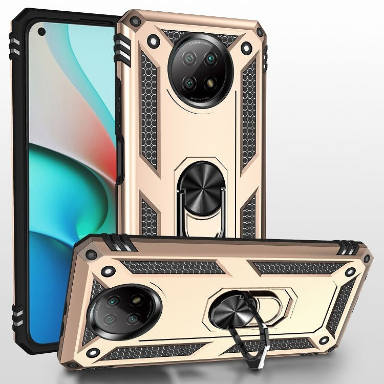 Custodia protettiva antiurto in TPU + PC con supporto girevole a 360 gradi, For Xiaomi Mi 11, For Xiaomi Redmi Note 9