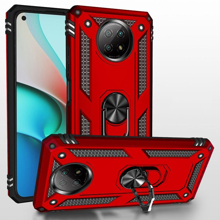 Custodia protettiva antiurto in TPU + PC con supporto girevole a 360 gradi, For Xiaomi Mi 11, For Xiaomi Redmi Note 9