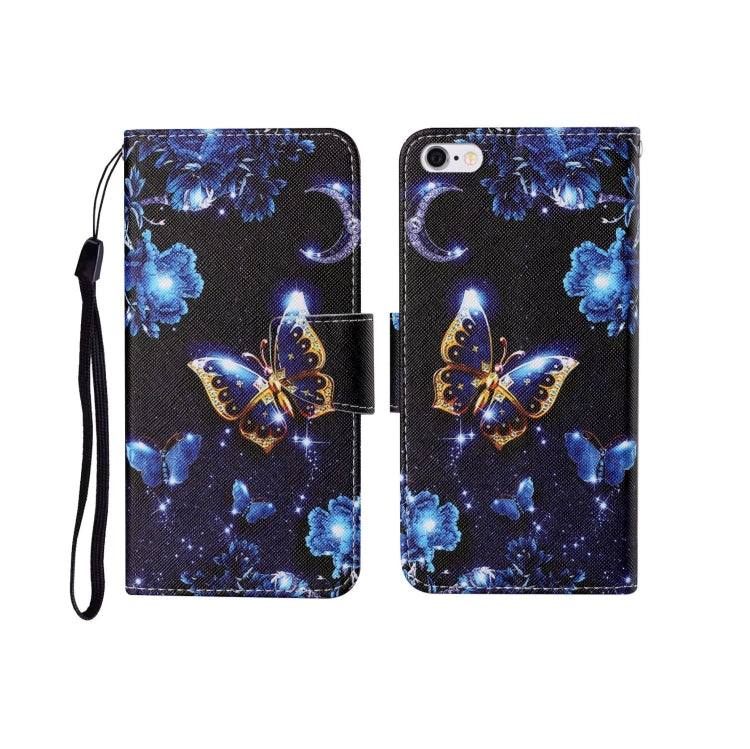 Custodia portafoglio in TPU con motivo dipinto per iPhone 6