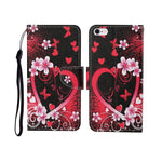 Custodia portafoglio in pelle TPU per iPhone 6 Plus