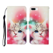 Custodia in pelle Flip orizzontale con motivo dipinto, For iPhone 7 Plus