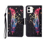 Custodia portafoglio in pelle flip per iPhone 11