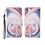 Custodia portafoglio in pelle flip per iPhone SE 2020