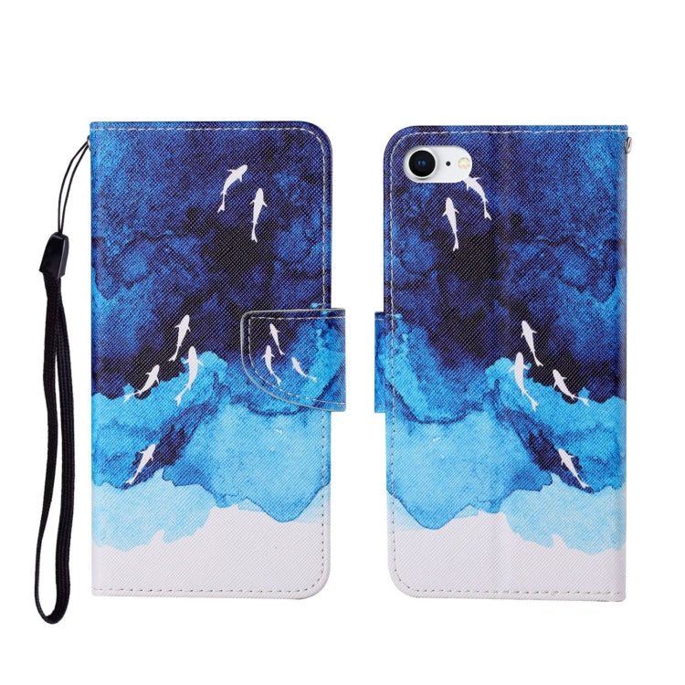 Custodia portafoglio in pelle flip per iPhone SE 2020