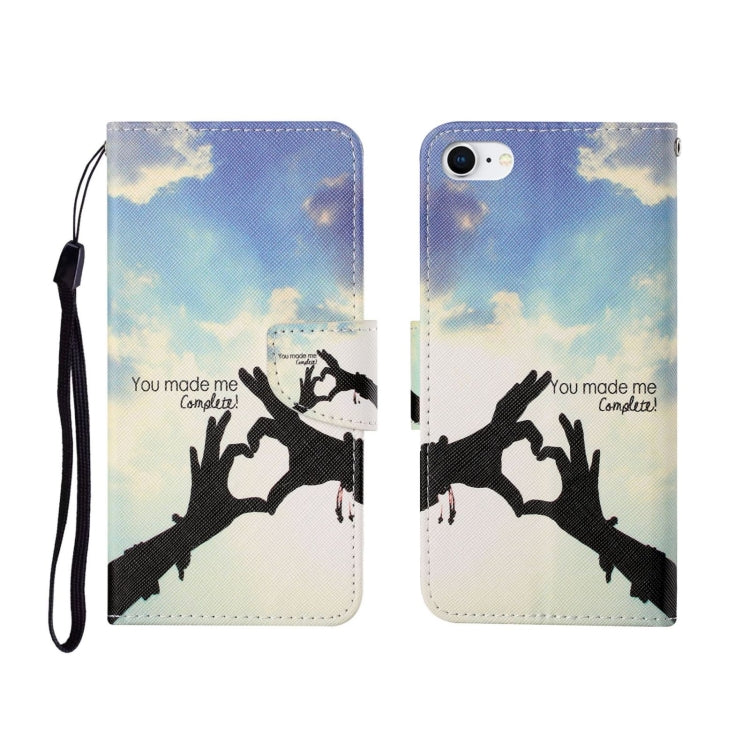 Custodia portafoglio in pelle flip per iPhone SE 2020
