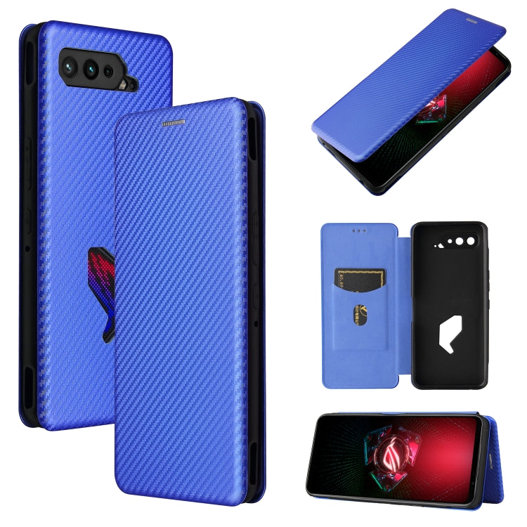 Struttura in fibra di carbonio Flip orizzontale magnetico Custodia in pelle TPU + PC + PU con slot per schede, For Asus ROG Phone 5, For Blackview BV6300 Pro, For Samsung Galaxy M62, For Samsung Galaxy F62, For Sony Xperia 1 III