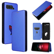Struttura in fibra di carbonio Flip orizzontale magnetico Custodia in pelle TPU + PC + PU con slot per schede, For Asus ROG Phone 5, For Blackview BV6300 Pro, For Samsung Galaxy M62, For Samsung Galaxy F62, For Sony Xperia 1 III