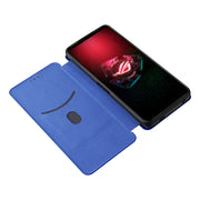 Struttura in fibra di carbonio Flip orizzontale magnetico Custodia in pelle TPU + PC + PU con slot per schede, For Asus ROG Phone 5, For Blackview BV6300 Pro, For Samsung Galaxy M62, For Samsung Galaxy F62, For Sony Xperia 1 III