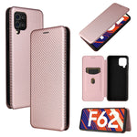 Custodia portafoglio magnetica in pelle TPU per Galaxy F62