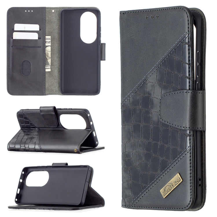Custodia portafoglio in pelle sintetica per Huawei P50