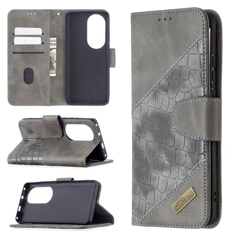Custodia portafoglio in pelle sintetica per Huawei P50