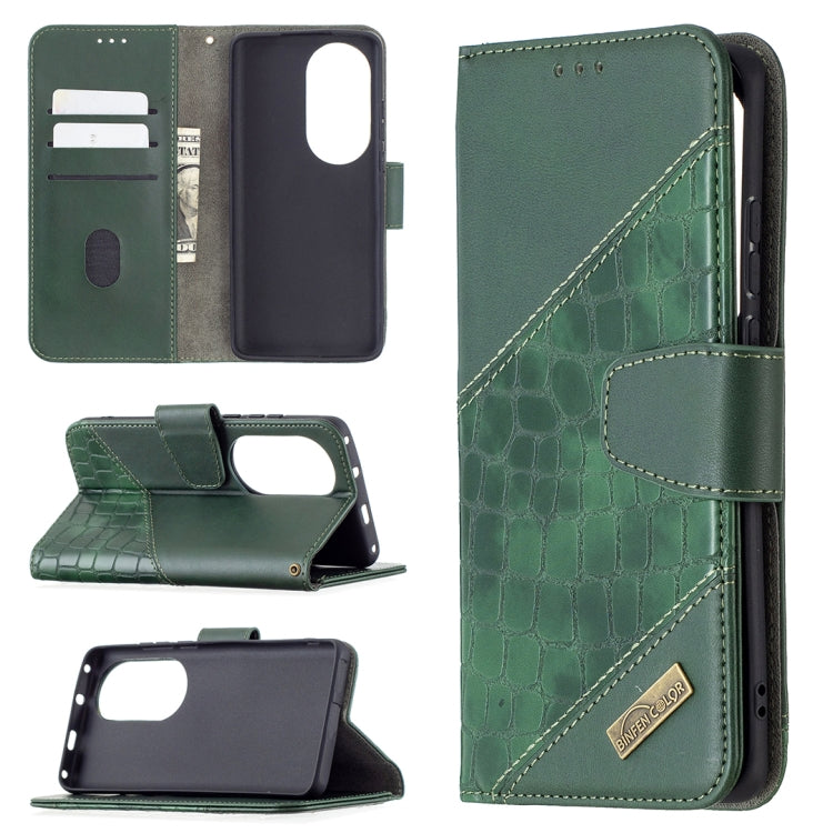 Custodia portafoglio in pelle sintetica per Huawei P50