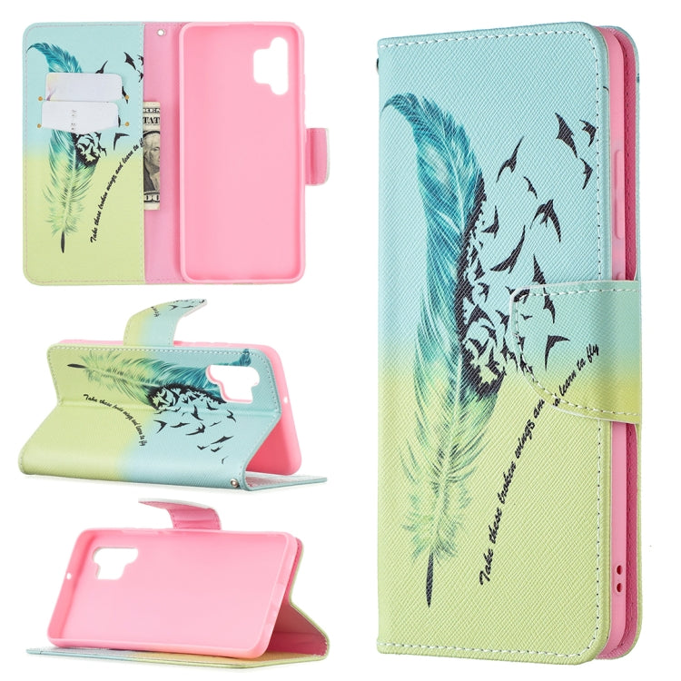 Custodia portafoglio in pelle con slot carte per Galaxy A32