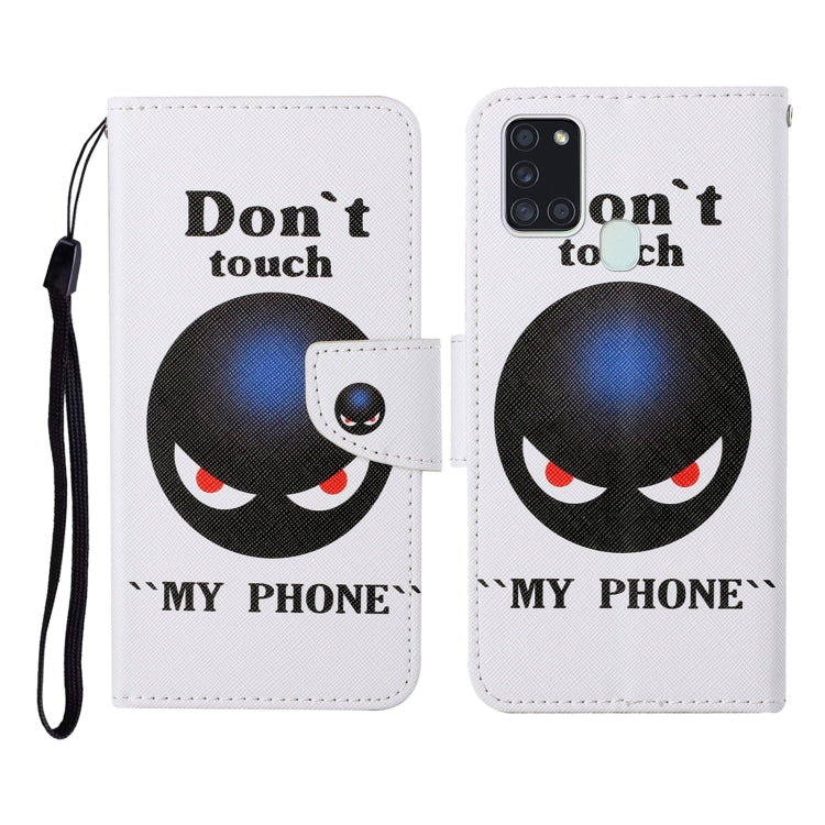 Custodia portafoglio in pelle per Samsung Galaxy A21s